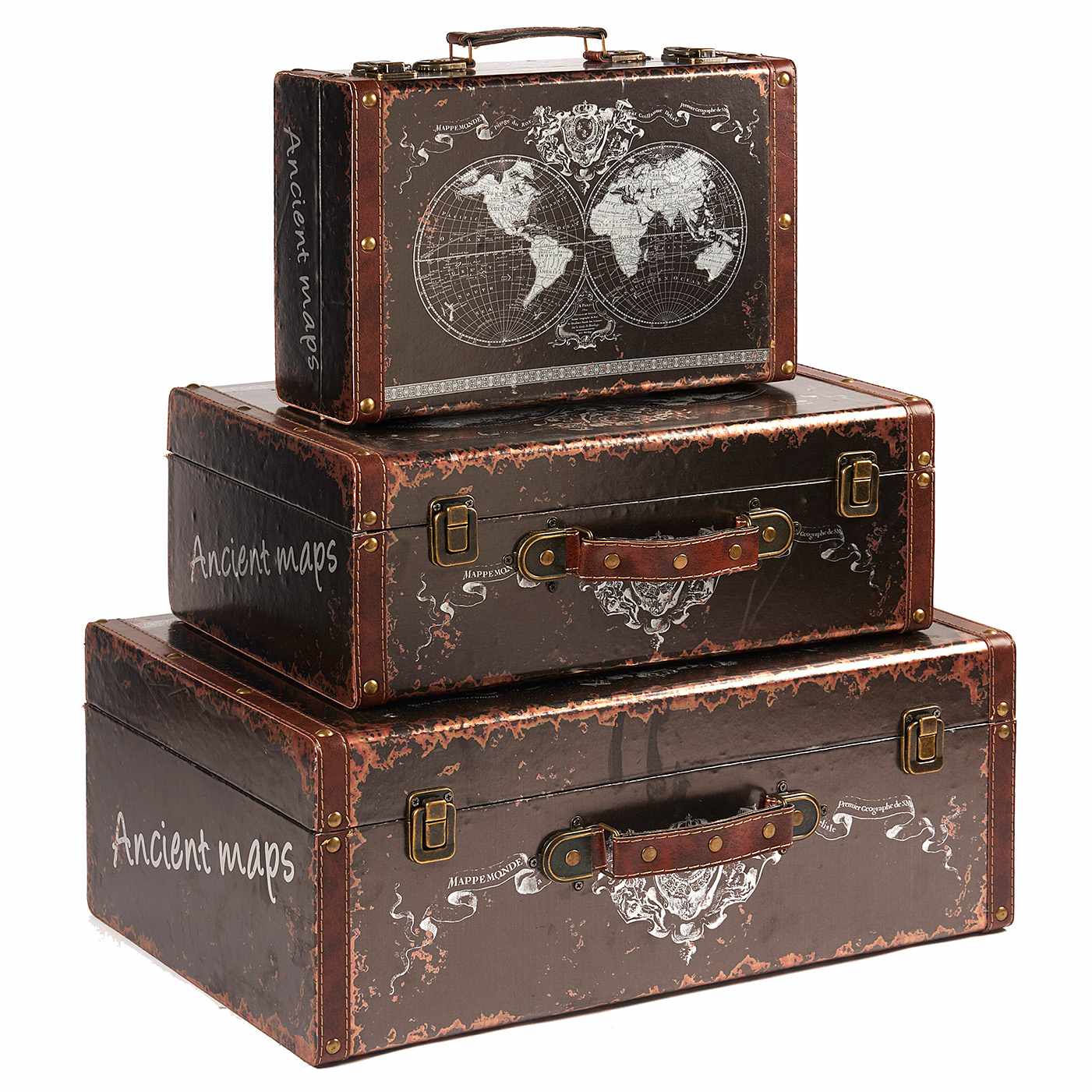 Vintage Wooden Suitcases Wholesale With Fashionable Design